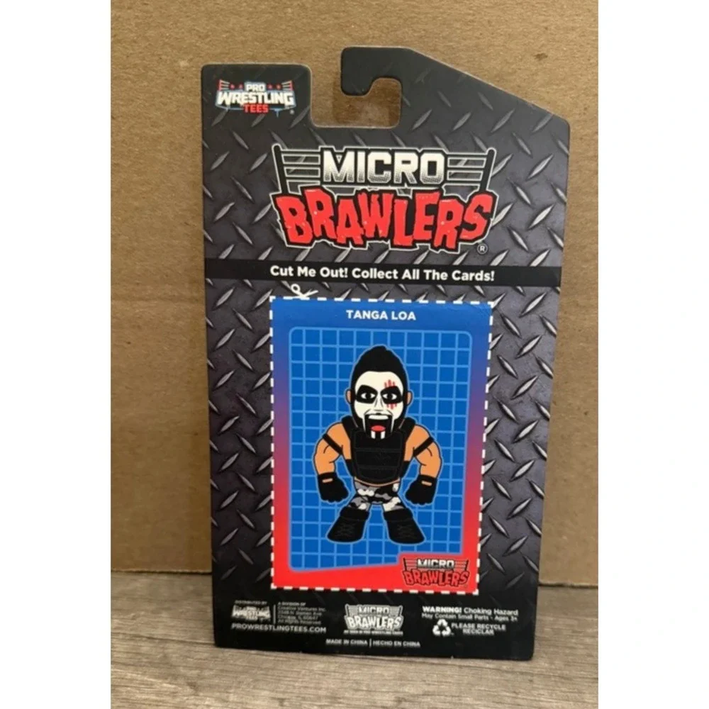Pro Wrestling Tees Micro Brawlers Tanga Loa Wrestling Figure New NIP Collectible